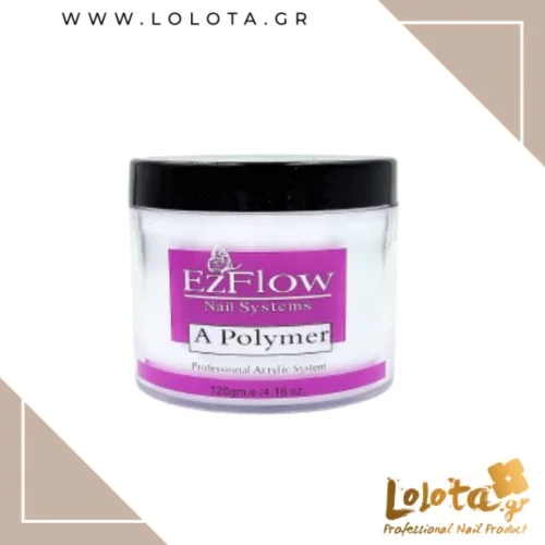 Σετ 1 Ακρυλική Πούδρα EzFlow A Polymer Acrylic System 120gr & Υγρό Q Monomer 40ml