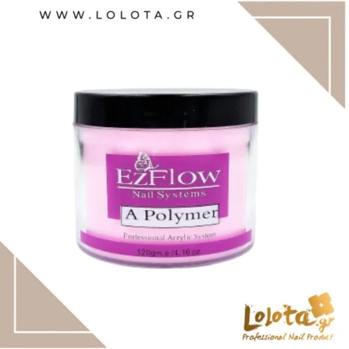 Σετ 1 Ακρυλική Πούδρα EzFlow A Polymer Acrylic System 120gr & Υγρό Q Monomer 40ml