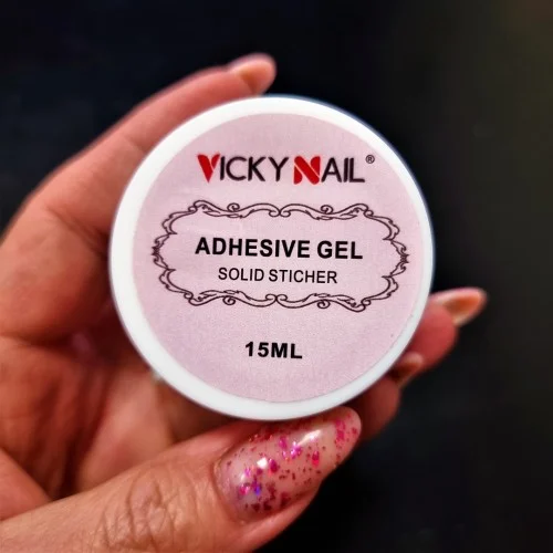 Plasteline Stick Solid Nail Patch Gel Gummy Adhesive Vicky Nail 15ml