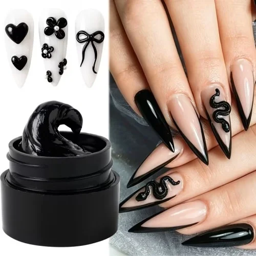 Plasteline Carving 3D Gel Black 5ml