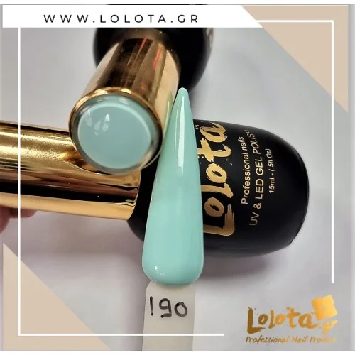 Ημιμόνιμο Επαγγελματικό Βερνίκι Lolota 15ml No190