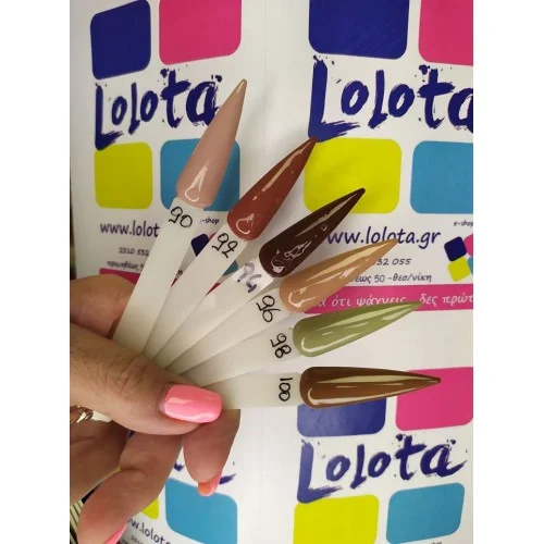 Ημιμόνιμο Επαγγελματικό Βερνίκι Lolota 15ml No100