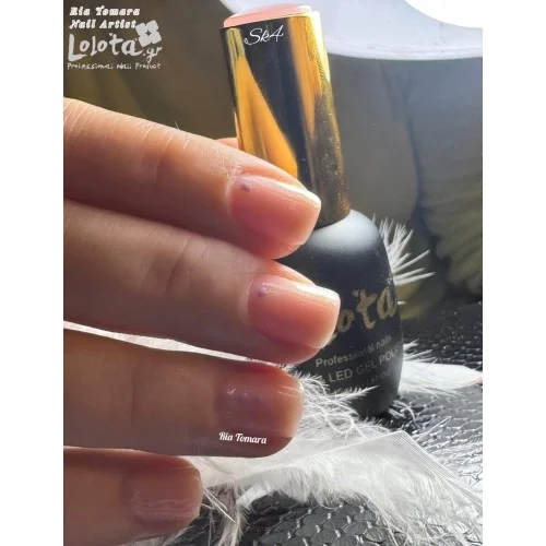 Ημιμόνιμο Επαγγελματικό Βερνίκι Lolota 15ml NoSK4 Σομόν Γαλλικού