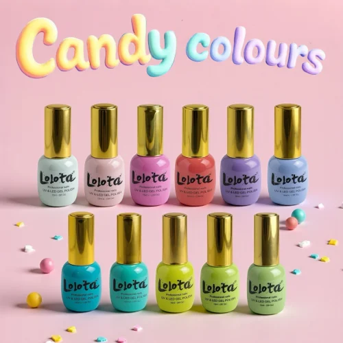 Lolota Candy Ημιμόνιμα Βερνίκια 15ml με Ποσοτική Προσφορά