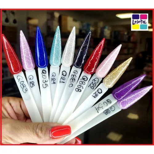 Ημιμόνιμο Glitter Επαγγελματικό Βερνίκι Lolota 15ml Q033