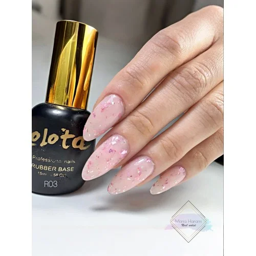 SUPER SALES Rubber Base Foil Flakes 15ml Lolota