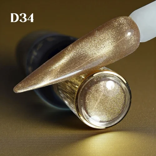 Diamond Cat eye Lolota 15ml NoD34 ΧΡΥΣΟ/ΜΠΕΖ