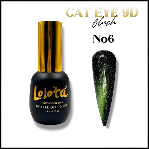 Cat eye 9D Flash Lolota 15ml Νο6