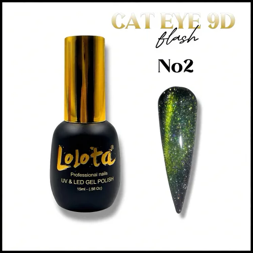Cat eye 9D Flash Lolota 15ml Νο2