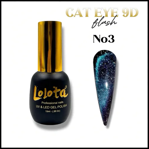 Cat eye 9D Flash Lolota 15ml Νο3