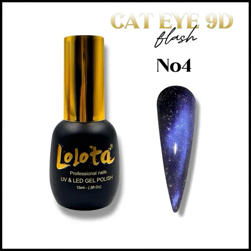 Cat eye 9D Flash Lolota 15ml Νο4