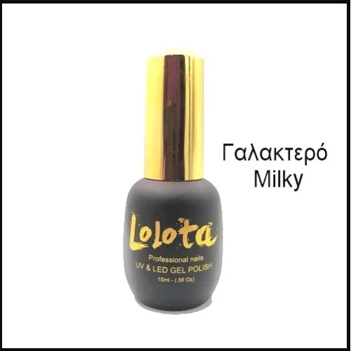 Ημιμόνιμο Επαγγελματικό Βερνίκι Lolota 15ml Γαλακτερό Milky 469