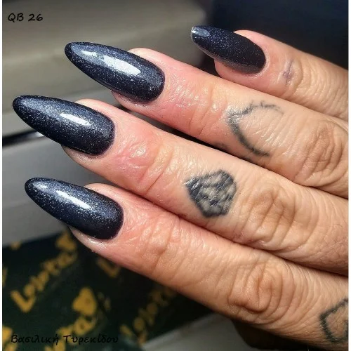 Ημιμόνιμο Glitter Επαγγελματικό Βερνίκι Lolota 15ml QB26