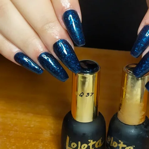 Ημιμόνιμο Glitter Επαγγελματικό Βερνίκι Lolota 15ml Q037