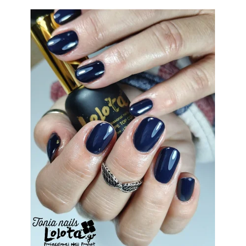 Ημιμόνιμο Επαγγελματικό Βερνίκι Lolota 15ml Blue Black