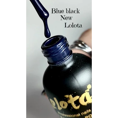 Ημιμόνιμο Επαγγελματικό Βερνίκι Lolota 15ml Blue Black