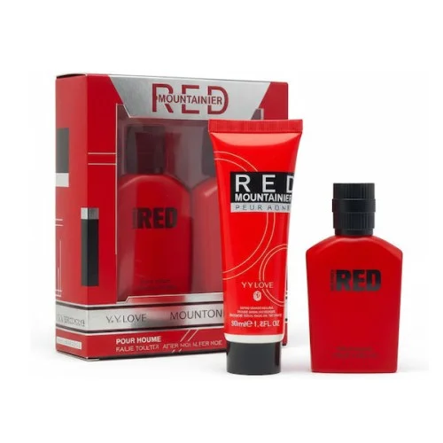 Gift Set Red Mountaineer V.v Love Eau de Toilette - After Shave