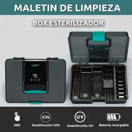 Αποστειρωτής VGR V-840 BARBER TOOLS professional BARBER COMBO 2 IN 1