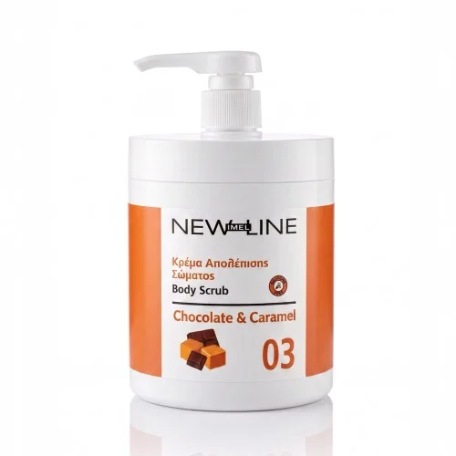 Κρέμα Απολέπισης Σώματος New Line Chocolate & Caramel 1000ml