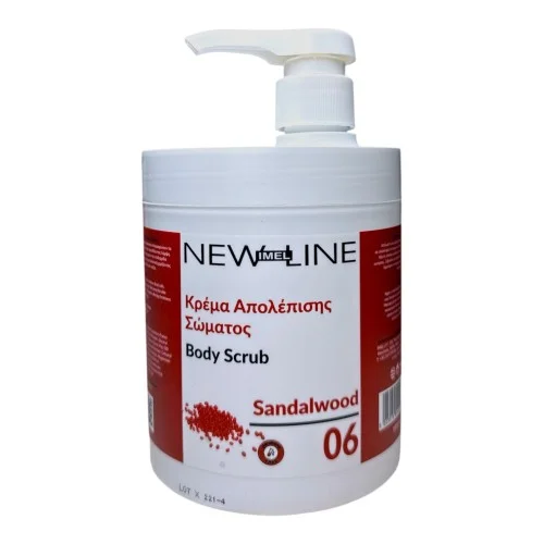Κρέμα Απολέπισης Σώματος New Line Σανδαλόξυλο 1000ml