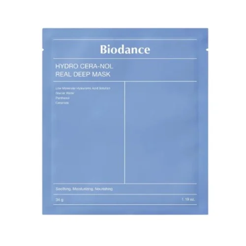 Biodance Hydro Cera-nol Real Deep Μάσκα Προσώπου για Ενυδάτωση 34gr