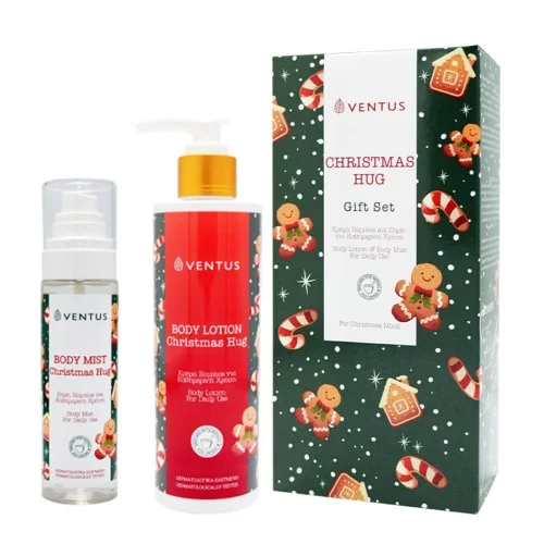 Christmas Hug Gift Set Λοσιόν Σώματος 250ml.& Body Mist 100ml Ventus 