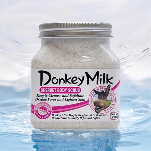 Donkey Milk Sherbet Body Scrub Wokali 350ml Ροζ