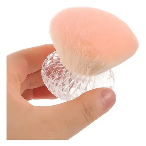 Kabuki Brush Πινέλο Ξεσκονίσματος Νυχιών με Λαμπάκια