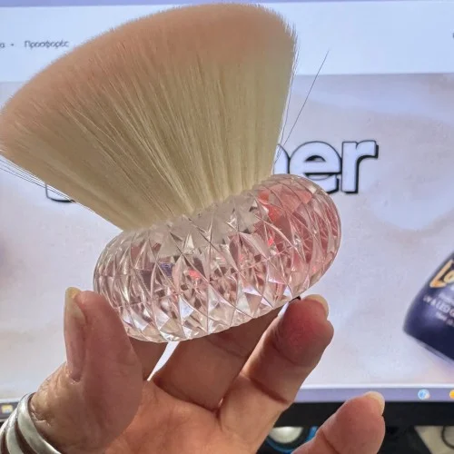Kabuki Brush Πινέλο Ξεσκονίσματος Νυχιών με Λαμπάκια