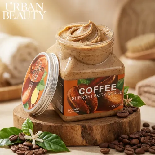 Scrub σώματος με εκχύλισμα Καφέ  WOKALI Coffee Body Scrub 350ML