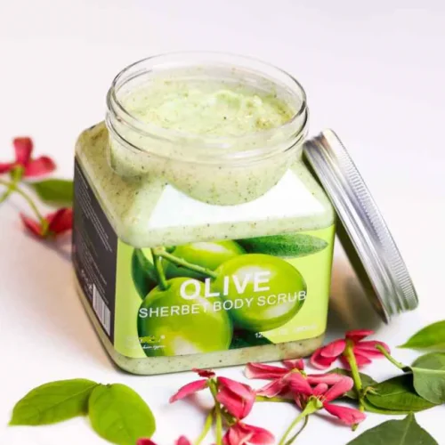 Scrub σώματος με εκχύλισμα Ελιάς WOKALI Olive Body Scrub 350ML