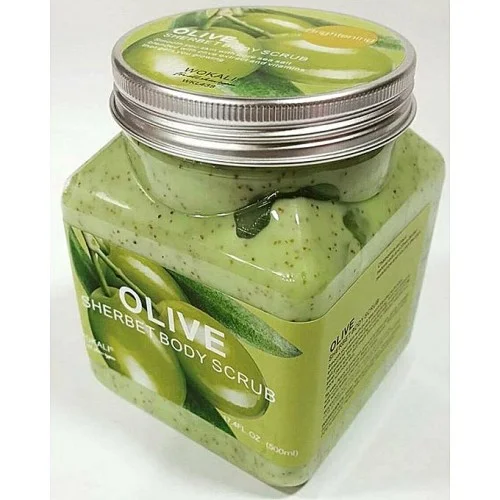 Scrub σώματος με εκχύλισμα Ελιάς WOKALI Olive Body Scrub 350ML