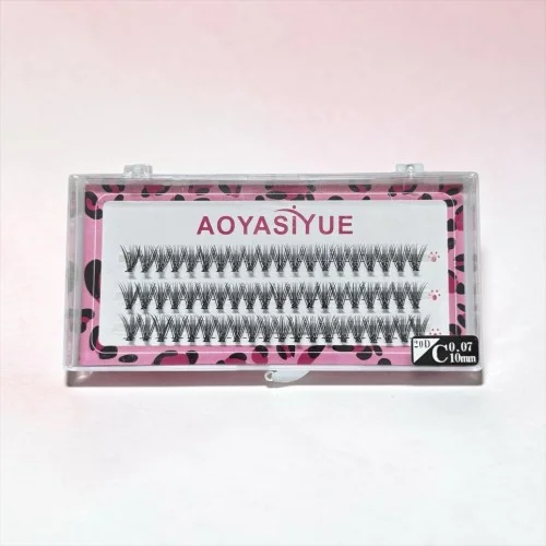 Βλεφαρίδες Τουφάκια Aoyasiyue Μαύρες 20D 60τεμ C 0.07 10/12/14mm