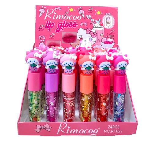 Lip Gloss Glitter Χειλιών Σετ 3 τεμ