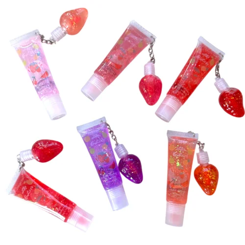 Ενυδατικό Lip Gloss και Glitter Χειλιών 2 in 1 Σετ 3 τεμ
