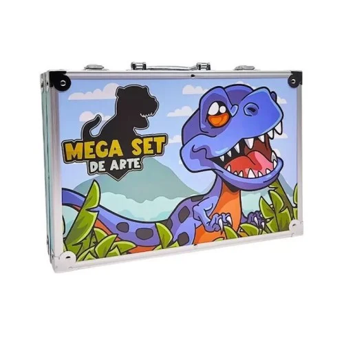 Σετ Ζωγραφικής σε Βαλιτσάκι 34.5x23.5cm 145τμχ Painting Art Set Dinosaurs