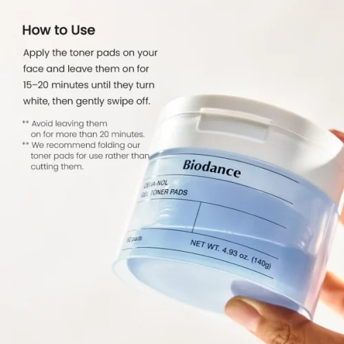 Biodance Cera-nol Gel Toner  60 pads