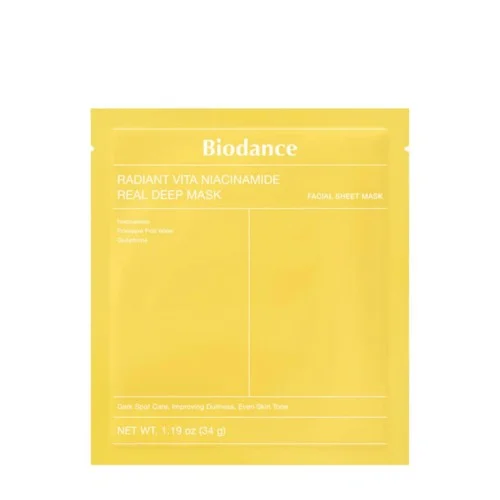 Biodance Radiant Vita-Niacinamide Real Deep Mask 34gr
