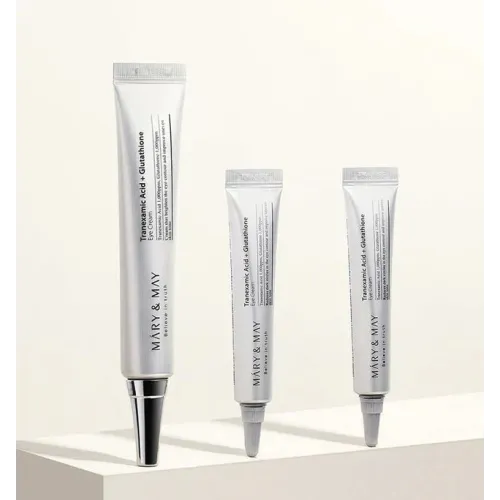 Mary & May Tranexamic Acid + Glutathione Eye Special Set 30g+12g x2 - Σετ Κρέμας ματιών για μαύρους κύκλους