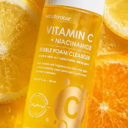 MEDIFORDEAR Vitamin C + Niacinamide Bubble Foam Cleanser 210g