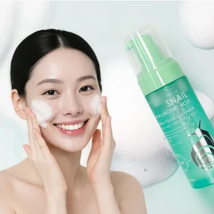 MEDIFORDEAR Snail & Hyaluronic Acid Foam Cleanser 210g