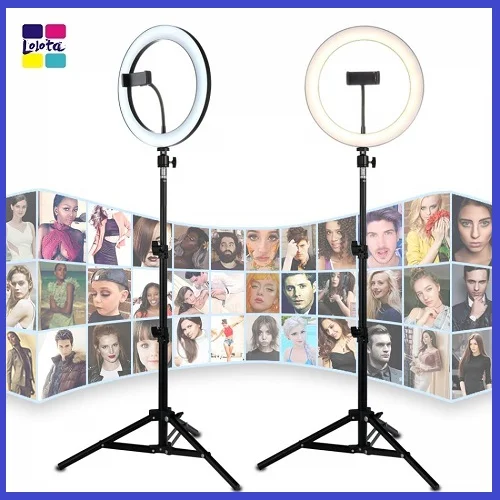 Ring Led Selfie 30w Με Τρίποδο Επαγγελματικού Φωτισμού 35cm YQ-360b με Τηλεκοντρόλ