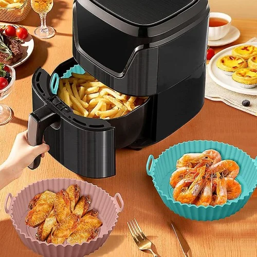 Φόρμα Σιλικόνης για Μαγείρεμα Air Fryer Silicone Pot Pad 13.5x5cm