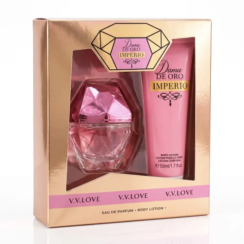 Gift Set Eau De Parfum - Body Lotion Dama De Oro Τύπου