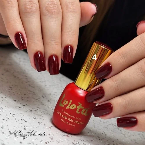 Ημιμόνιμο Επαγγελματικό Βερνίκι Red Lolota 15ml No04