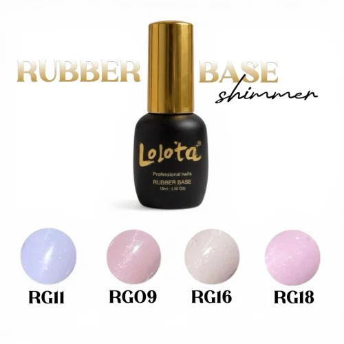 Rubber Base shimmer 15ml Lolota