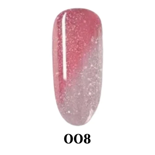 Θερμικό Ημιμόνιμο Glitter Βερνίκι Lolota 15ml Νο08