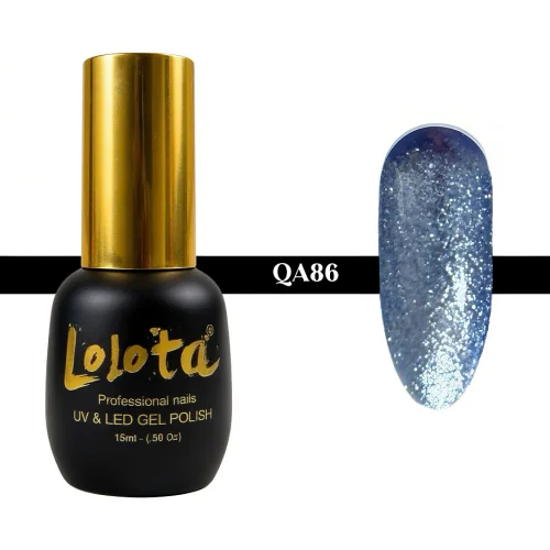 Ημιμόνιμο Glitter Επαγγελματικό Βερνίκι Lolota 15ml QA86