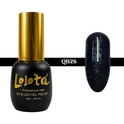 Ημιμόνιμο Glitter Επαγγελματικό Βερνίκι Lolota 15ml QB26