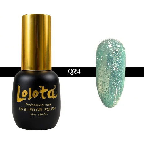Ημιμόνιμο Glitter Επαγγελματικό Βερνίκι Lolota 15ml Q24